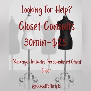 Closet Consult 30 Minutes